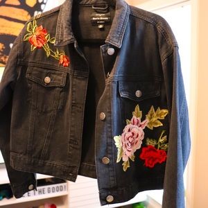 Black jean jacket